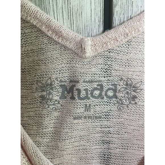 Mudd Pink Knit Tank Top Size Medium - Picture 3 of 5